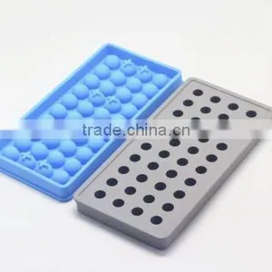 New Design Hot Selling Food Grade Flexible Silicone 40 Cavitys Ice Ball Mold thumbnail-1