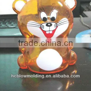 OEM Blow Molding Plastic 3D Cartoon Bottle 3D Cartoon Figure Toy for Sale thumbnail-2