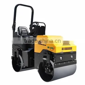 Hydraulic Ride-on Vibratory Roller Small-size Vibratory Road Roller Light Compaction Equipment thumbnail-1