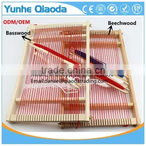 China Factory Customize ODM OEM Knitting Toy Wooden Weaving Loom thumbnail-1