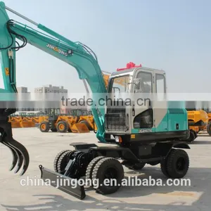 POWERFUL LOW PRICE SELLING JINGONG JGM9075L WHEEL EXCAVATOR HOT thumbnail-5