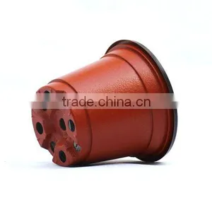 Red PS Plastic Double Color Flower Pot for Nursery Plant thumbnail-1