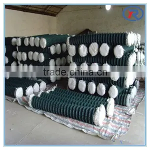 China Supplier Cheap Galvanized and PVC Coated Diamond Mesh Decorative Chain Wire Chain Link Fence thumbnail-5