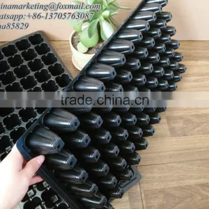 China Manufactory Black Plastic Vegetable Nursery Seed Starting Tray With 72 Cell Rooting Plugs Ready to Plant Seed Tray thumbnail-2