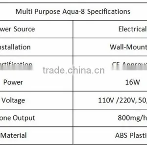 Commercial Use Air Fresher Ionizer Mini Air Purifier 800mg/h Home Air Ozone Generator thumbnail-6