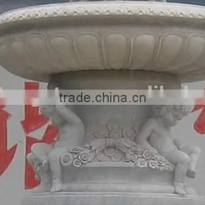 Hand Carved Marble Modern Garden Fountain thumbnail-4
