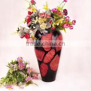 Thailand Import Wooden Crafts Creative Personality is Hand-cut Wood Vases Wholesale thumbnail-1
