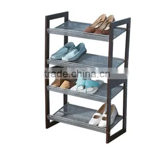 Mesh Utility Shoes Rack Closet Organizer Shelf Storage Shelving Brand NEW thumbnail-4
