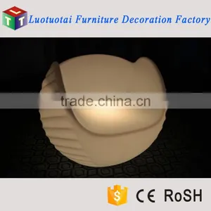 Lovely and Comfortable Plastic Glowing Design LED Single Sofa With Texture thumbnail-1