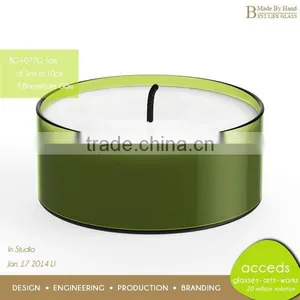 Wholesale Custom Borosilicate Glass Standing Chandelier Candle Holders thumbnail-3
