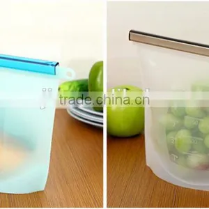 Wholesale Stock Portable Silicone Food Seal Freshness Protection Bag thumbnail-3