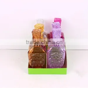 Decorative Colored Glass Wine Bottle thumbnail-2
