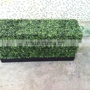 High Quality Plastic Artificial Boxwood Hedge Green Wall thumbnail-4