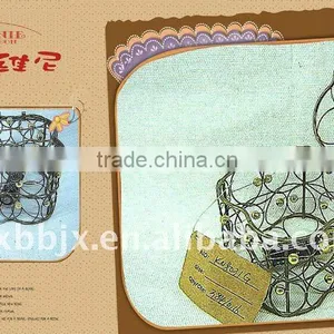 Gold Wire Woven Small Hard Drive Storage Cases With Lid thumbnail-1