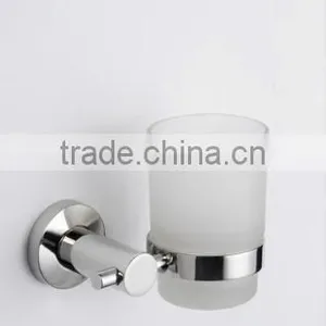 OEM FOR KOHLER/MOEN MANUFACTURER TUMBLER HOLDER BY STAINLESS STEEL MIRROR FINISH TUMBLER HOLDER WITH GLASS thumbnail-1