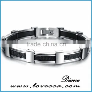 Jewelry Handmade PU Braided Leather Handcuff Charm Bracelet For Men thumbnail-5