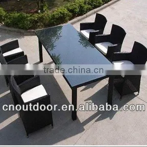 Garden Wicker Chair and Table T016 thumbnail-1