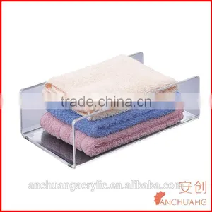 Transparent Acrylic Home/bathroom Towel Tray thumbnail-1