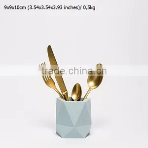 Kitchen Equipment Concrete Blue Storage Tank Simply Cutlery Holder thumbnail-1