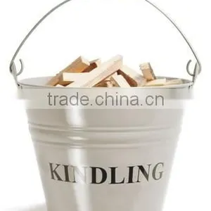 Kindling Bucket in Clay thumbnail-1