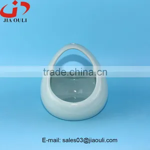 2016 New Design EASTER Decorations Ceramic Egg Basket, Planter thumbnail-1