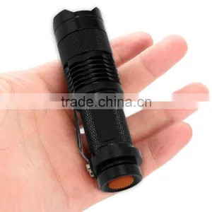 High Quality Tactical Power LED 3 Mode Focus Flashlight thumbnail-3