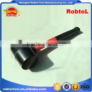 8oz Rubber Hammer Double Face Two Way Mallet Plastic Nylon Head thumbnail-2