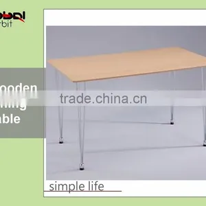 Simple Design Square Glass Coffee Table Kitchen Glass Dining Table thumbnail-5