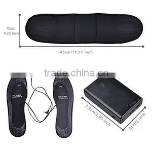 Battery Heated Insoles With Leg Straps Battery Powered for Men Women Foot Warmer thumbnail-1