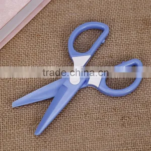 CIJ03-- Hot Sale All Plastic Student Scissors , Safe Scissors thumbnail-6