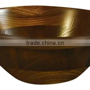Kijihiki Keyaki Japanese Zelkova Wood Marquetry Salad Bowl Wooden Bowl Hand Made thumbnail-1