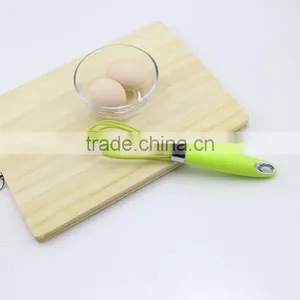 Green Silicone 5 Wire Loops Mini Wire Whisk for Egg thumbnail-1