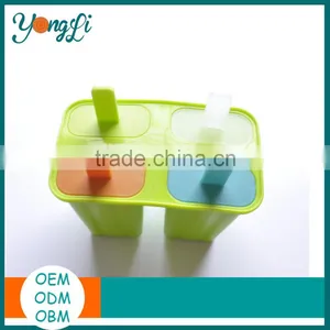 Silicone Ice Pop Molds [Set of 3] With Perfect Popsicle Holder-Ice Pop Maker Set thumbnail-3