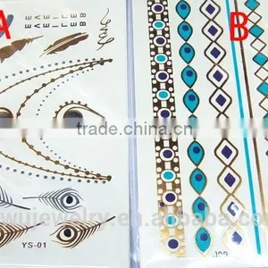 2016 China High Quality Body Jewelry Custom Tattoo Stickers Stocking thumbnail-1