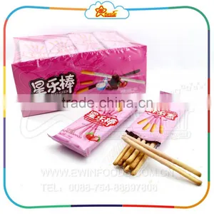 Strawberry Flavor Chocolate Coated Biscuit Stick thumbnail-1