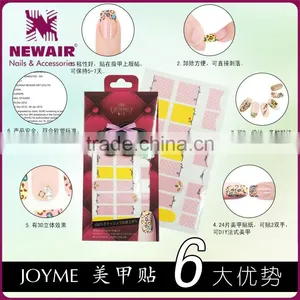 Zhejiang New Air Factory Supply Hot Design Gel Nail Art Stickers thumbnail-5