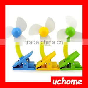 UCHOME Newest Colorful USB/Battery Clip Fan Baby Mini Fan Best Fan With Safety Foam Blade thumbnail-5
