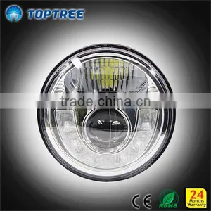 7 Inch Led Headlamp High Low Beam DRL Jeep Wrangler Motorcycle Headlight thumbnail-1