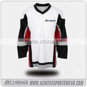 2016 Customize Design OEM Sublimated Hockey Jersey Embroidery and Printing thumbnail-6