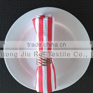 New Design Hotel Restaurant Victualing House , Dining Room 100% Cotton Waffle Stripe Dish Towels thumbnail-1