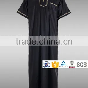 MEN'S MUSLIM ISLAMIC ARABIC ROBES DISHDASHA MORNING GOWNS THOBE thumbnail-1