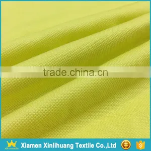 Wholesale Fashion Polo Shirts Material 65 Polyester 35 Cotton Green Pique Knit Fabric thumbnail-2