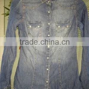 Lady's Denim Shirt 22 thumbnail-1