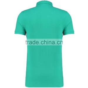 High Quality Basic Cotton Pique Polo Shirts Mens Customzied Embroidery Plain New Design Shirts thumbnail-2