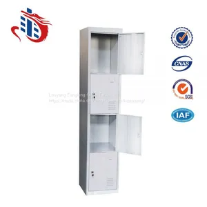 4 Door Workers Clothes Storage Cabinets Metal Locker Box thumbnail-3
