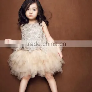 Zm50345b Summer New Style Child Clothes Lace Grenadine Girls Princess Dress thumbnail-1