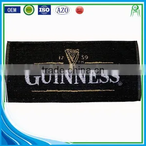 Custom Design Full Size Jacquard Logo Terry Bar Towel thumbnail-3