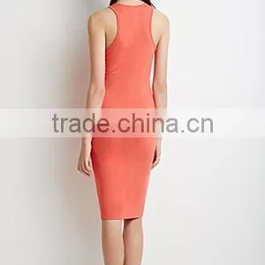 Pure Color Cultivate One's Morality Dress thumbnail-3