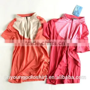 Quick Dry Gym Women Sports Running Tshirt Short Sleeve Fitness Polyester T-shirt Workout Clothing thumbnail-5
