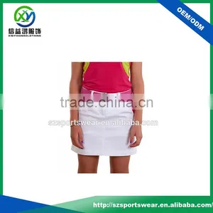 New Design Contrast Color Lady Sport Dress / Golf Skirt With Embroidery Logo thumbnail-1